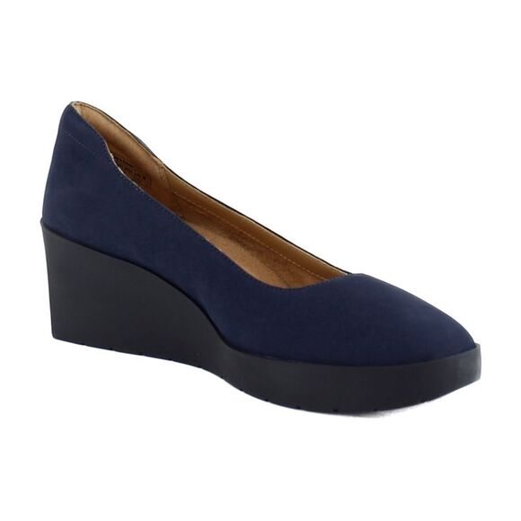Vionic Shoes - Vionic Sereno Navy Nubuck Leather (Wide)